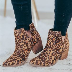 Not Rated Tarim Leopard Ankle Boot